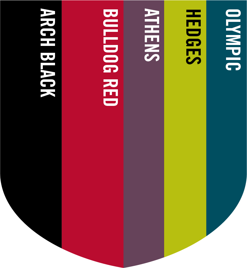 sample subtle-casual color scheme showing various colors and their names